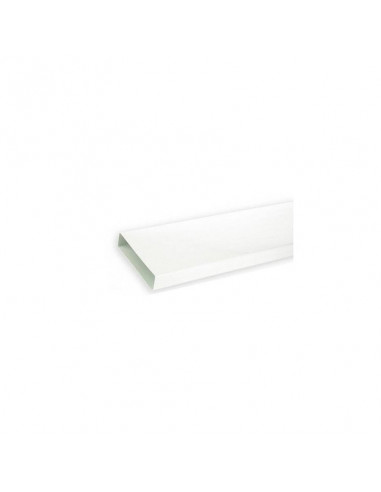 CONDUIT PLAT PVC RIGIDE SECTION RECTANGULAIRE 55X110 L1.5M UNELVENT TPR 100-1.5 833643