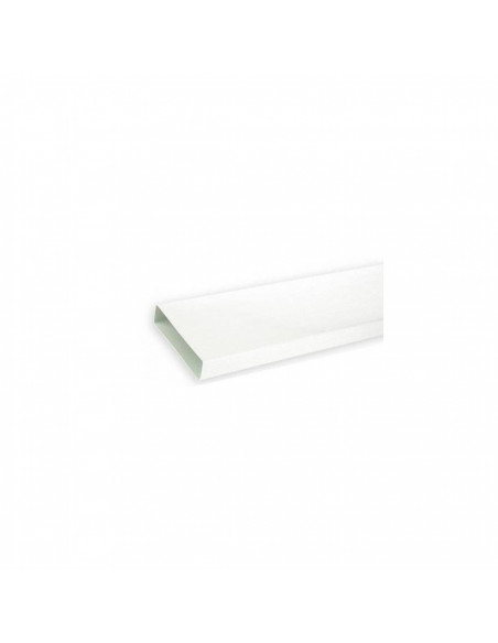 CONDUIT PLAT PVC RIGIDE SECTION RECTANGULAIRE 55X110 L1.5M UNELVENT TPR 100-1.5 833643