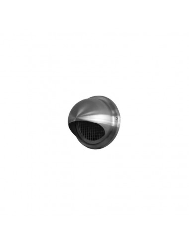 PRISE AIR NEUF RONDE INOX + GRILLE ANTI VOLATILE D160 MM UNELVENT PAQS 160 INOX 870263