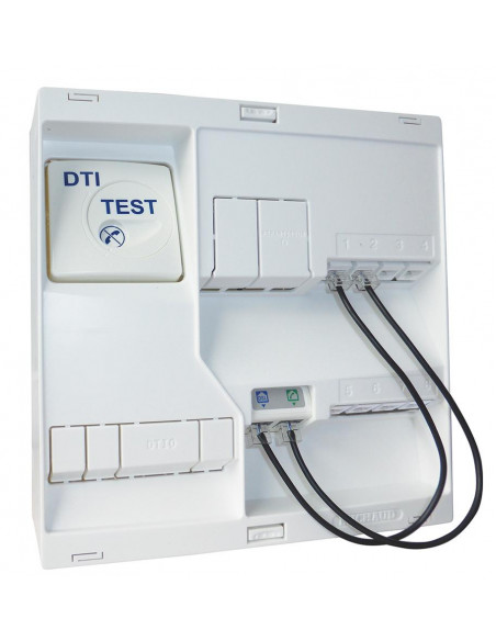 TABLEAU DE COMMUNICATION NEO Gr1 8RJ45 DTI+FILTRE + TV4S MICHAUD LB118