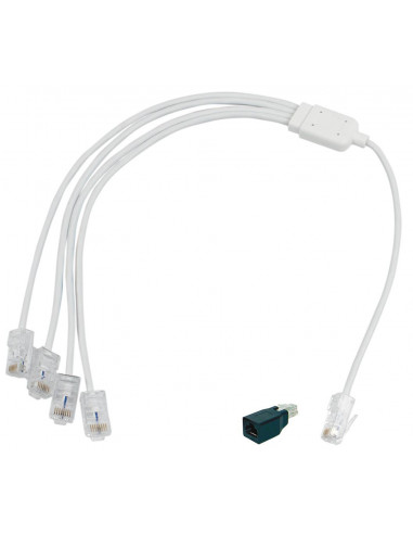 CORDON QUADRUPLE TELEPHONE/RJ45  MICHAUD Q293