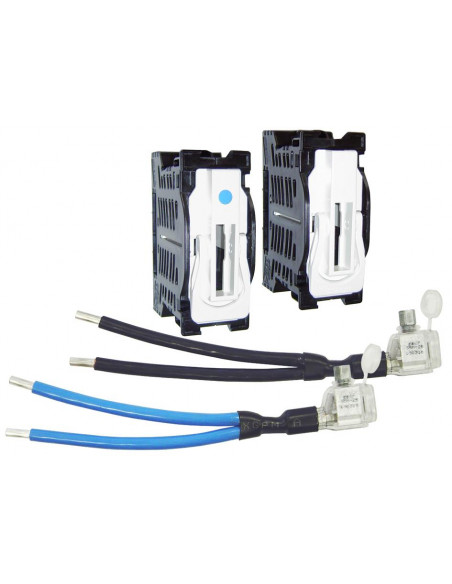 KIT 2 EBCP 35M-2x25 + 2 BASES T00 60A  MICHAUD R119