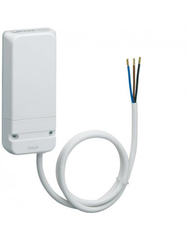 Récepteur radio saillie pour chauffage électrique avec fil pilote 230V HAGER EK066P