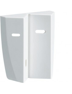 Accessoire d angle blanc pour détecteur infrarouge standard mural 140°-200° HAGER 52115