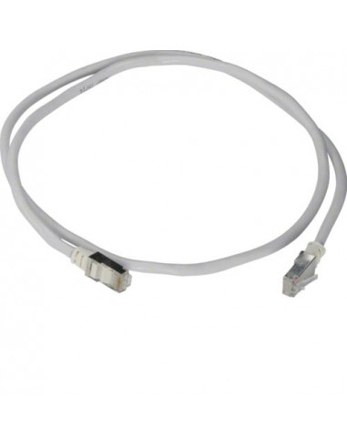 Cordon de brassage RJ45/RJ45 Grade 3 longueur 1m HAGER TN714