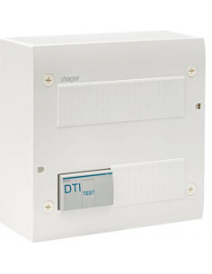 Coffret de communication éco 4xRJ45 Grade 2TV HAGER TN305