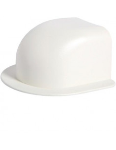 Passage de mur p CLM50065 p 50mm h 65mm IK08-IK10 PVC RAL 9010 blanc paloma HAGER CLM5006561