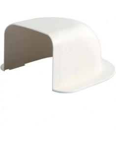 Passage de mur p CLM65090 p 65mm h 90mm IK08-IK10 PVC RAL 9010 blanc paloma HAGER CLM6509061