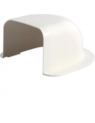 Passage de mur p CLM65090 p 65mm h 90mm IK08-IK10 PVC RAL 9010 blanc paloma HAGER CLM6509061