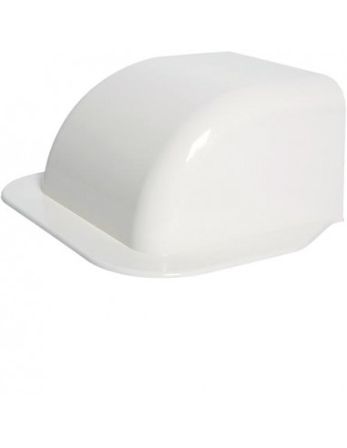 Passage de mur p CLM75125 p 75mm h 125mm IK08-IK10 PVC RAL 9010 blanc paloma HAGER CLM7512561