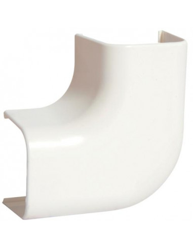 Angle plat p CLM30035 p 30mm h 35mm IK08-IK10 PVC rigide RAL 9010 blanc paloma HAGER CLM300355