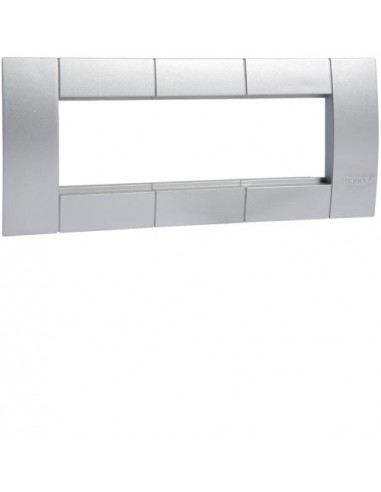 Support d'appareillage 45x45 triple alu pour goulottes alu HAGER GT453ALU