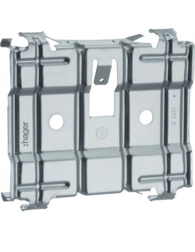 Borne de terre universelle p goulotte encastrée BKIS simple haut épais 12.5 mm HAGER G2401