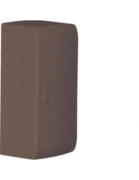 Embout Marron pour moulure Ateha 20x50mm HAGER ATA205068014