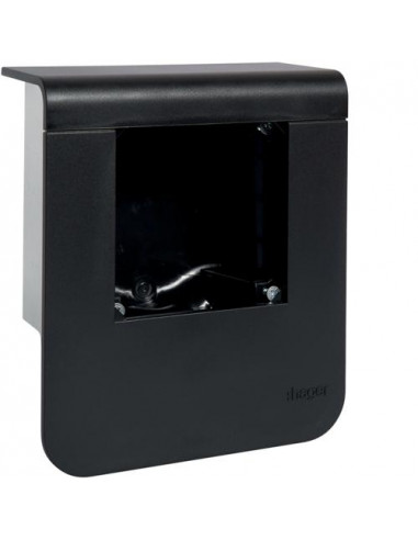 Support SL20055 nu noir HAGER SL200559039011