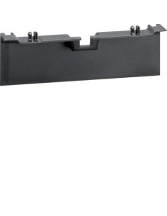 Support pièce de recouvrement pour plinthe SL20115 noir HAGER SL20115A9011