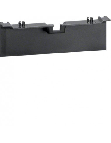 Support pièce de recouvrement pour plinthe SL20115 noir HAGER SL20115A9011