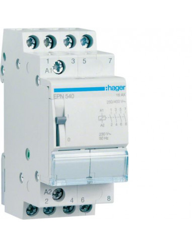 Télérupteur 4F 230V 16A HAGER EPN540