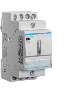 Relais de commande 16A 2F+2O 24V HAGER ERD418