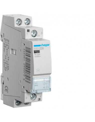 Contacteur 25A 2O 24V HAGER ESD226