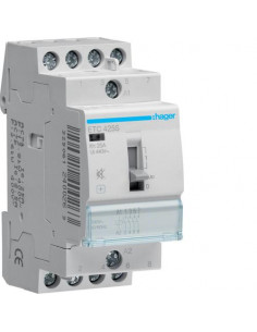 Contacteur Silencieux Jour-Nuit 25A 4F 230V HAGER ETC425S
