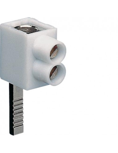 Borne de raccordement 1P languette 1 câble 25mm² HAGER KF81A
