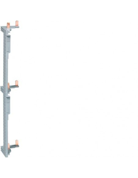 Barre alimentation des interrupteurs diff. pour coffret 3 rangées entraxe 125mm HAGER KCN325