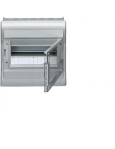 Coffret étanche vector IP55 1 rangée 12 modules h 302mm l 310mm HAGER VE112F 2