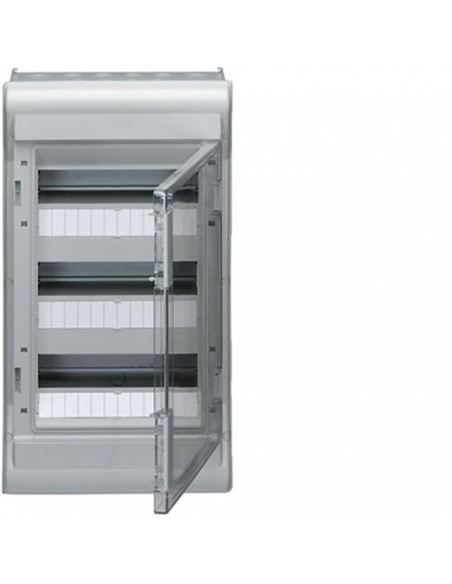 Coffret étanche vector IP55 3 rangées 36 modules h 552mm l 310mm HAGER VE312F