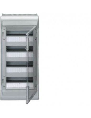 Coffret étanche vector IP55 4 rangées 48 modules h 677mm l 310mm HAGER VE412F