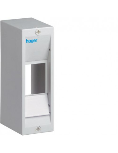 Coffret cache-borne. 2 modules HAGER GD102A