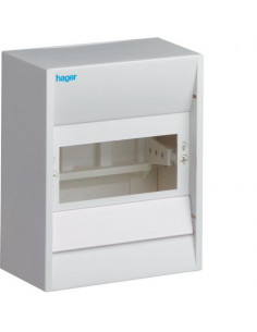 Coffret cache-borne. 6 modules HAGER GD106A