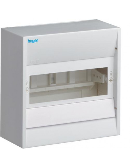 Coffret cache-borne 8 modules HAGER GD108A