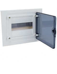 Coffret encastré 8 M porte transp. HAGER VF108TR