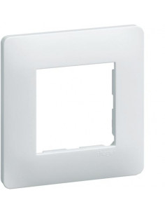 Essensya Lot de 50 plaques 1 poste Blanc HAGER WE40150