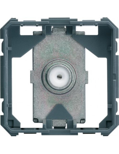 Prise TV gallery type F 2 modules HAGER WXF258