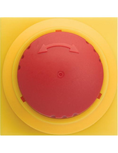Arret d'urgence gallery 1/4 de tour 2 modules HAGER WXF611
