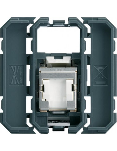 Prise RJ45 gallery cat.6A STP HAGER WXF228