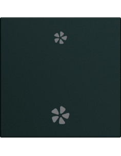 Enjoliveur VMC gallery 2 modules night HAGER WXD003N