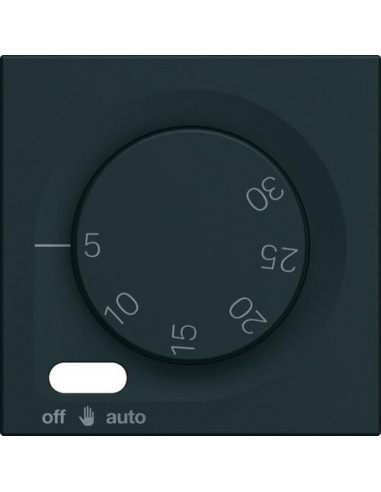 Enjoliveur thermostat fil pilote gallery night HAGER WXD316N