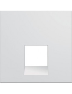 Enjoliveur prise RJ45 gallery 45° 2 modules pure HAGER WXD230B