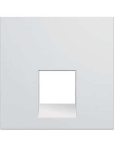 Enjoliveur prise RJ45 gallery 45° 2 modules pure HAGER WXD230B