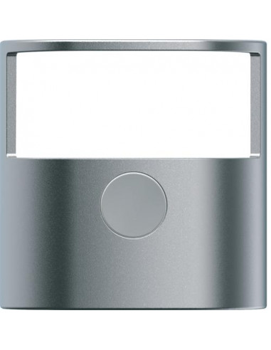 Enjoliveur interrupteur automatique gallery titane HAGER WXD050T