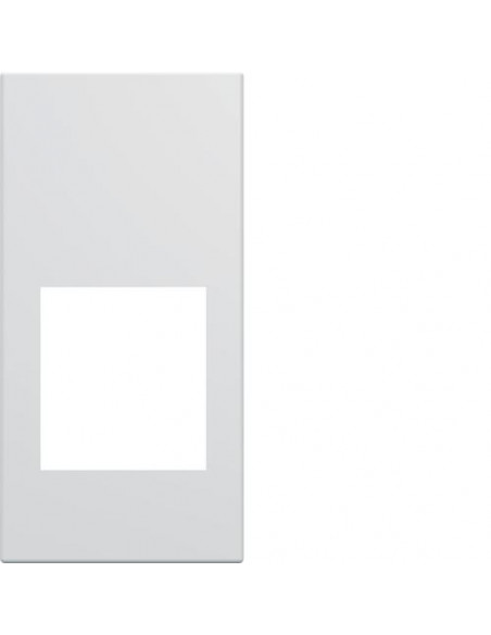 Enjoliveur prise RJ45 gallery sans porte-étiquette 1 module pure HAGER WXD201B