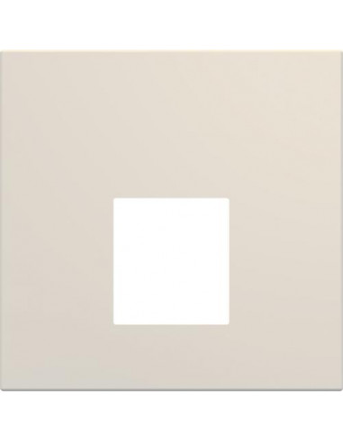 Enjoliveur prise RJ45 gallery sans porte-étiquette 2 modules dune HAGER WXD202D
