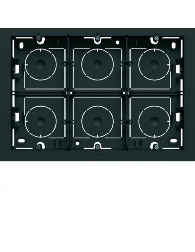 Boite saillie gallery 16 modules night HAGER WXA686N