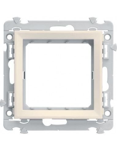 Support gallery 2 modules kallysta plaque dune HAGER WXA462D