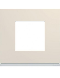 Plaque gallery plastique peint 1 poste dune HAGER WXP0302