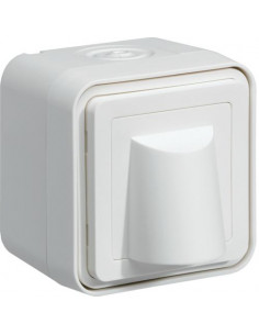 cubyko Sortie de câble saillie blanc HAGER WNC155B