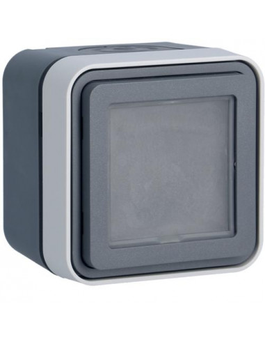 cubyko adaptateur pour systo KNX complet gris HAGER WNC455